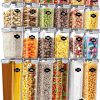 Amazon : $24.99 ($36.99)   KICHLY Airtight Food Storage Containers With Lids (24 Pack) - Pantry Organizers and Storage - Pantry Storage Or Kitchen Storage Containers - Ideal for Pasta or Cereal Containers