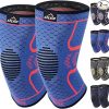 Amazon : $9.09 ($12.99)  APEXUP Copper Knee Brace for Women & Men, 2 Pack Knee Compression Sleeve for Knee Pain, Arthritis Pain Relief, Meniscus Tear, ACL, Knee Support for Running, Fitness, Weightlifting (L, Black)