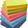 Amazon:$4.99($5.99)Sticky Notes 3x3 Inch, 8 Pack Sticky Pads (100 Sheet/Pad), Bulk Sticky Note Pads, Assorted Multicolor Self-Sticky Notes Pad - Back to School and Office Supplies Blank Desk Note Pads.