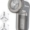 Amazon:$8.99 ($16.99)BEAUTURAL Fabric Shaver and Lint Remover, Sweater Defuzzer with 2-Speeds, 2 Replaceable Stainless Steel Blades, Battery Operated, Remove Clothes Fuzz, Lint Balls, Pills, Bobbles Gray