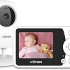 Amazon:$26.99 ($39.99)Baby Monitor with Camera and Audio 2.4'' LCD Screen Video Baby Monitor No WiFi Night Vision, Portable Baby Camera Monitor Alarm Lullaby Temperature Sensor and 1000ft, Ideal for Baby/Elderly/Pet