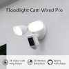 Amazon :$189.99 ($249.99)Ring Floodlight Cam Wired Pro with Bird’s Eye View and 3D Motion Detection, White