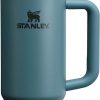 Amazon:$26.25 ($35.00)Stanley Quencher H2.0 Tumbler with Handle and Straw 40 oz | Flowstate 3-Position Lid | Cup Holder Compatible for Travel | Insulated Stainless Steel Cup | BPA-Free | Blue Spruce