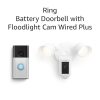 Amazon :$149.99 ($299.98)All-new Ring Battery Doorbell with Ring Floodlight Cam Wired Plus (White)