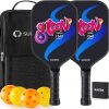 Amazon$9.00 (reg $19.99)Sukeen Pickleball Paddles Set of 2 - Graphite Surface with High Grit & Spin Pickleball Paddle - Pickleball Set 16mm Pickleball Paddle: Pickle Ball Rackets 2 Pack, Pickleball Balls 4 Pack, Eraser & Bag
