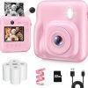 Amazon:$14.99 (Reg. $39.99)Kids Camera Instant Print, Dual-Lens 48MP Digital Camera for Christmas Birthday Gifts, 1080P Selfie Instant Cameras for Kids with 32GB Card, Instant Print Digital Camera for Girls Boys-Pink