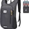 Amazon:$14.85 ($31.99)SKYSPER Small Daypack 10L Hiking Backpack Packable Lightweight Travel Day Pack for Women Men(Black)