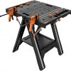 Amazon:$99.99 ($149.99)Worx Pegasus 2-in-1 Folding Work Table & Sawhorse, Easy Setup Portable Workbench, 31'' W x 25'' D x 32'' H Lightweight Worktable with Heavy-Duty Load Capacity, WX051 - Includes 2 Clamps & 4 Clamp Dogs