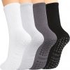 Amazon:$7.19 (Reg$14.99)Pilates Yoga Socks with Grips for Women - Crew Length Ballet Barre Socks - Sticky Workout Hospital Socks