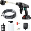 Amazon:$17.54 ($24.92)Pressure Washer Gun MANUSAGE 320 PSI Pressure Washer Cordless Portable Power Cleaner with 20V Battery, Charger, 6in1 Nozzle Power Cleaner, Accessories Kit for Car Washing/Outdoor/Home, Black