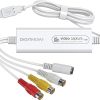 Amazon : $19.49 ($49.99)    Video Capture, VHS to Digital Converter, USB Capture Card Device, Convert VHS to Digital, for Tape Player Camcorder Camera PC TV OBS, for Mac OS, Android, WinXP/7/8/10