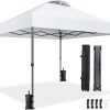 Amazon : $59.99 ($139.99)  Amada 10x10ft 1-Person Setup Pop Up Canopy Tent - Easy Outdoor Sun Shade for Events, Parties, Camping, Gazebo with Wheel Cover Bag, Beach Tent with 3-Speed Adjustable Height,White