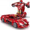 Amazon:$13.19 ($21.99)Racing Cars Building Blocks Kit,2-in-1 Building Bricks Robot Building Toys, Sports Car Model Gifts for Kid Age 6+ and Adult (red)
