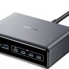 Amazon : $59.49 ($69.99) Anker Prime Charger, 200W 6-Port GaN Charging Station, USB-C PD Fast Charging Desktop Charger, Compatible with iPhone, Samsung, MacBook, Dell and More