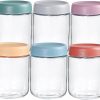 Amazon:  $15.99 ($16.99) 6Pk 16 oz Glass Jars with Lids