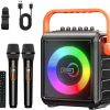Amazon:  $19.59 ($65.99) Karaoke Machine,8000mAh Portable Bluetooth Speaker