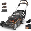 Amazon : $419.99 ($479.99) WORX Nitro 40V 21'' Cordless Lawn Mower with Aerodeck & Intellicut, Electric Mower with Variable Speed, Self-propelled Lawn Mower WG760 – (2) PowerShare 5.0Ah Batteries & Charger Included