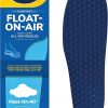 Amazon: $4.49 ($7.49) Float-On-Air Comfort Insoles, Men, 1 Pair