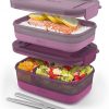 Amazon: $10.29 ($14.99) 2-Pack Lunch Stack Plastic Food Storage Container Bento Box