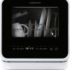 Amazon : $220.49 ($399.99) Farberware FDW05ASBWHA Complete Portable Countertop Dishwasher with 5-Liter Built-in Water Tank, 5 Programs, Baby Care, Glass & Fruit Wash, Black/White Original