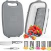 Amazon: $14.98 ($29.99)  9-in-1 Collapsible Chopping Board with Colander
