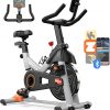 Amazon : $229.98 ($369.99) pooboo Exercise Bike, Adjustable Magnetic/Brake Pad Resistance Silent Belt Drive, Indoor Cycling Bike for Home Cardio, Fitness Stationary Bike with 350lbs/300lbs Weight Capacity &Upgraded Version Seat