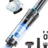 Amazon : $24.99 ($159.99)  Handheld Vacuum Cordless Car Vacuum Cleaner Powerful Suction Car Vacuum Lightweight Portable Rechargeable Hand Held Vacuum Cleaner One-Touch Empty with HEPA Filter for Home/Pet, Blue