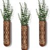 Amazon: $14.99 ($29.99) Wooden Wall Planter Set of 3 Modern Bohemian