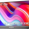 Amazon : $77.39 ($129.99)  ARZOPA 16.1'' Portable Monitor, 100% sRGB FHD 1080P Kickstand Portable Laptop Monitor High Color Gamut Display IPS Eye Care Screen for High-end Office & Entertainment -Z1C