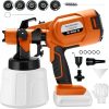 Amazon : $27.99 ($69.99)  Paint Sprayer for Dewalt 20V Max Battery, Not Included Battery, Cordless Paint Sprayer for House Painting Handheld Electric Paint Spray Gun for Garden, Home, Wall, Furniture, Cabinets, Scrawl