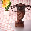 Amazon : $4.49 ($11.99)  Gifts for Women Men Wooden Owl Glasses Holder Stand Sunglasses Reading Nightstand Eyeglass Retainer Men Mom Dad Car Risers SPWAL01