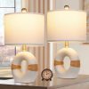 Amazon: $27.99 ($69.99) Table Lamps for Bedroom Nightstand,Set of 2