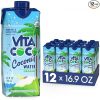 Amazon : $21.09 ($27.99)  Vita Coco Coconut Water, Pure Organic | Refreshing Coconut Taste | Natural Electrolytes | Vital Nutrients | 16.9 Oz (Pack Of 12)