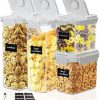Amazon: $16.49 ($32.99) Cereal Containers Storage Set, 4/6 PCS