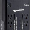 Amazon : $39.12 ($49.79) Amazon Basics UPS Battery Backup & Surge Protector 400VA/255W, 6 Outlets, Standby Uninterruptible Power Supply, for Power Outage Protection, Compact, Black
