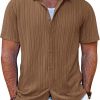 Amazon: $9.49 ($21.99) Men’s Summer Beach Shirt Short Sleeve Button Down Shirt Textured Causal Shirts