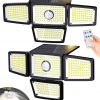 Amazon: $17.99 ($35.99)  2pk 283 LED 4 Heads Motion Sensor Solar Lamp