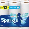 Amazon : $6.92 ($11.59)  Sparkle Pick-A-Size Paper Towels, 6 Double Rolls = 12 Regular Rolls, Everyday Value Paper Towel With Full And Half Sheets