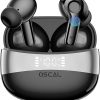 Amazon:$19.99 ($59.99)OSCAL Hibuds 6 Wireless Earbuds, Bluetooth 5.4, Noise-Cancelling in-Ear Headphones with Built-in Mic, 40H Playtime, IP7 Waterproof Sports Earbuds for Android & iOS (Black)