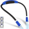 Amazon:$10.79 ($26.99)Vekkia Rechargeable LED Neck Reading Light, Book Lights for Reading in Bed, 3 Brightness Levels, Flexible Soft Silicone Arms Comfortable Wear, Long Lasting. Perfect for Readers, Craft & Knitting