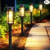 Amazon:$39.99 ($56.99)Solar Pathway Lights, 8 Pack LED Solar Lights Outdoor Waterproof, Glass Metal Garden Lighting for Yard Path Landscape Lawn Walkway Driveway, 3000K