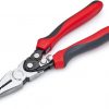 Amazon : $16.83 ($21.63)   Crescent 9'' Pro Series Long Nose Compound Action Dual Material Pliers - PS6549C, Black, full size