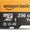 Amazon : $16.19 ($23.99)  Amazon Basics 256GB Micro SD Card with Reader Adapter, Fast Speed Up to 200MB/s, Black, 1-Pack