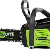 Amazon:$143.99 ($179.99)Greenworks 80V 18'' Brushless Cordless Chainsaw (Great for Tree Felling, Limbing, Pruning, and Firewood) / 75+ Compatible Tools), Tool Only, Black & Green