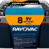 Amazon : $14.57 ($18.05) Rayovac 9V Batteries, Alkaline 9V Battery (8 Count)