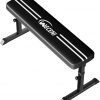 Amazon : $59.50 ($119.00)  Flat Bench, 600LBS Weight Bench for Home Gym, Easy Assembly for Strength Training Bench Press with adjustable height, Multipurpose Strength Training Bench Press for Full Body Workout