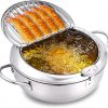 Amazon: $19.49 ($49.99) Deep Fryer Pot, 304 Stainless Steel Japanese Frying Pot