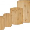 Amazon : $12.99 ($12.99)  Farberware 4-Piece Reversible Bamboo Cutting And Charcuterie Board Set, Assorted Size