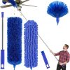 Amazon : $14.05 ($18.99)  Microfibre Duster With 100'' Telescopic Extension Pole Kit for High Ceilings, Cleaning Fan Cobweb, Reusable and Washable Lightweight for Ceiling Fan Webs, Blinds