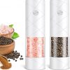 Amazon: $9.79 ($35.99) Rechargeable salt & pepper grinder set